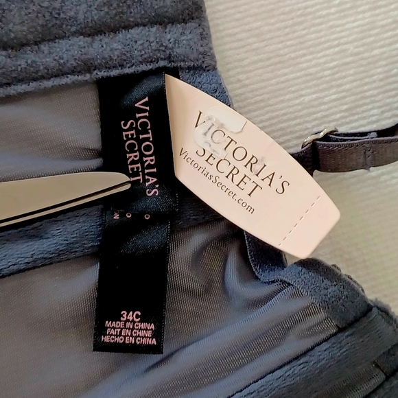 NWT Victoria's Secret Fearless Criscross Front Crystal Gray Corset Busti… - Picture 16 of 16